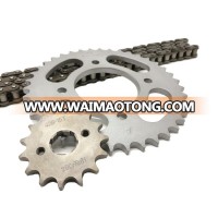 Motorcycle Chain and Sprockets Kit for YAMAHA TW125