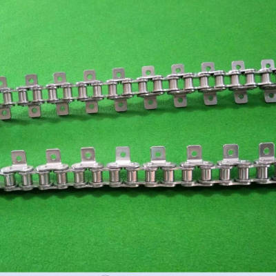 40-K1/2L,50-A1/2L stainless steel roller chain with bent attachment